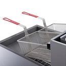 Freidora Industrial a Gas Natural 4 Quemadores, 50 Lb (24 Lts), Acero Inoxidable, 120,000 BTU - AROL ARF4-NG