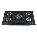 Combo Parrilla Y Campana Vidrio 77 Cm Pared Acero/negro Arol Color Negro P-cn5q77 Y Peonia