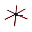 Quemador Estrella 60 Cm Con Codo Hierro Fundido Baja Presión Para Plancha Industrial