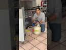 Freidora Industrial a Gas Natural 5 Quemadores, 70 Lb (33 Lts), Acero Inoxidable, 150,000 BTU - AROL ARF5-NG