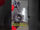 Quemador Redondo de Fierro Fundido B12 Completo con Tubo Largo Izquierdo