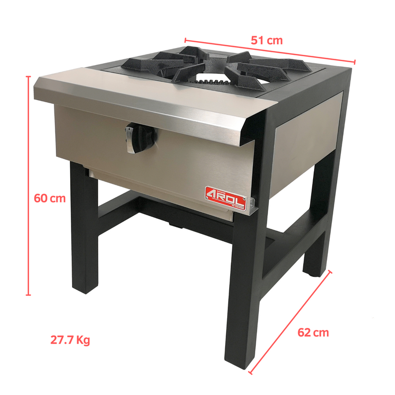 Estufon Mediano Alta Presion 51X62X60