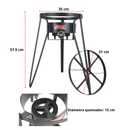 Base Para Disco Estufón Con Quemador Alta Presión Arol - Electrodomesticos Olvera