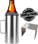 Portacaguamon Termo Acero Inoxidable doble capa AROL 1.2 lts Aislamiento al vacío (Acero Inoxidable Silver) - Electrodomesticos Olvera