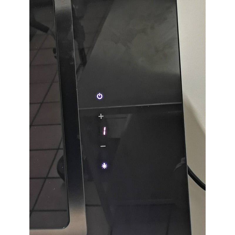 Campana Cocina Extractora Premium Pantalla Cristal Templad Negro 90cm Táctil Focos Led Chimenea Telescopica Azucena Arol - Electrodomesticos Olvera