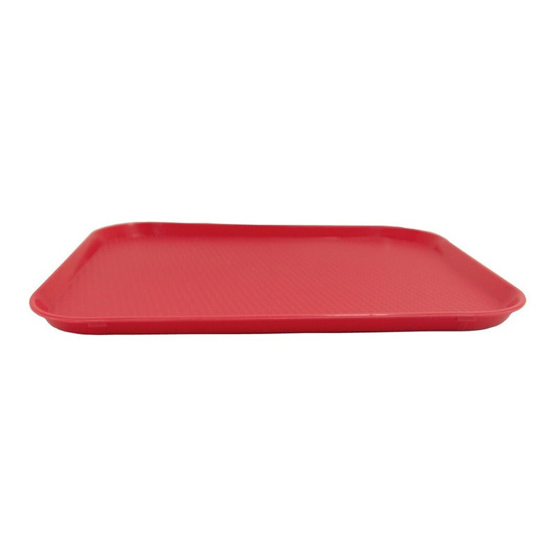 Charola Rectangular Roja 14x18 Pulgadas - Electrodomesticos Olvera