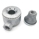 Quemador Chico 8 Cm De Aluminio Con Ventila 1/2 - Electrodomesticos Olvera