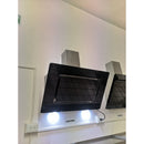Campana Cocina Extractora Premium Pantalla Cristal Templad Negro 90cm Táctil Focos Led Chimenea Telescopica Azucena Arol - Electrodomesticos Olvera