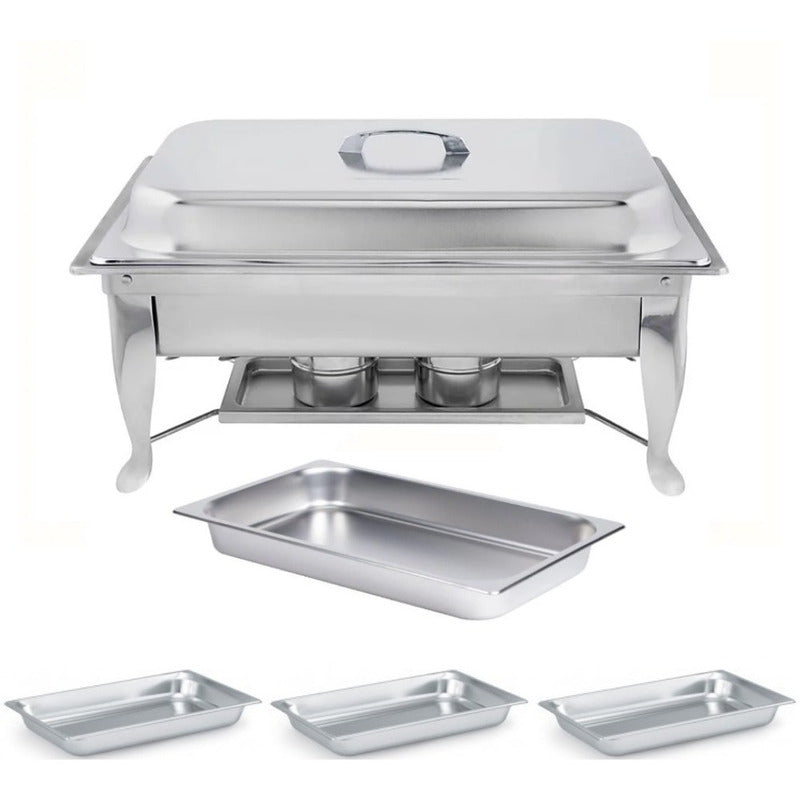 Chafer Bufetera Reforzado Completo Con 3 Tercios Arol - Electrodomesticos Olvera