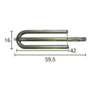 Quemador Tipo U Acero Inoxidable 59.5 Cm - Electrodomesticos Olvera