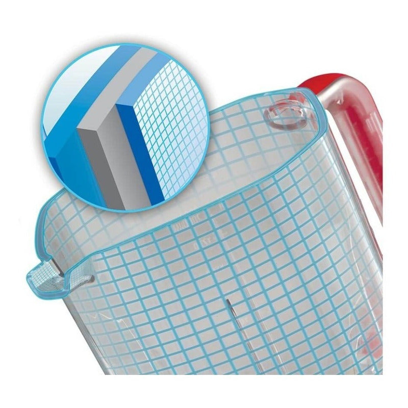 Vaso Oster Xpert Tritan 2 Litros Con Tapa, Vaso Y Portavaso - Electrodomesticos Olvera