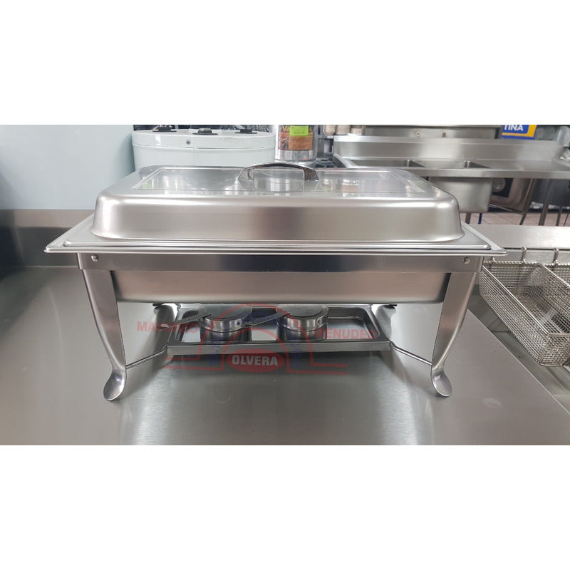 Chafer  Bufetera Baño Maria Plegable Reforzado Completo Con Certificado Nsf Arol - Electrodomesticos Olvera