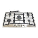 Parrilla de Gas 5 Quemadores de Acero Inoxidable Empotrable 86cm Arol P-IN5Q86 - Electrodomesticos Olvera