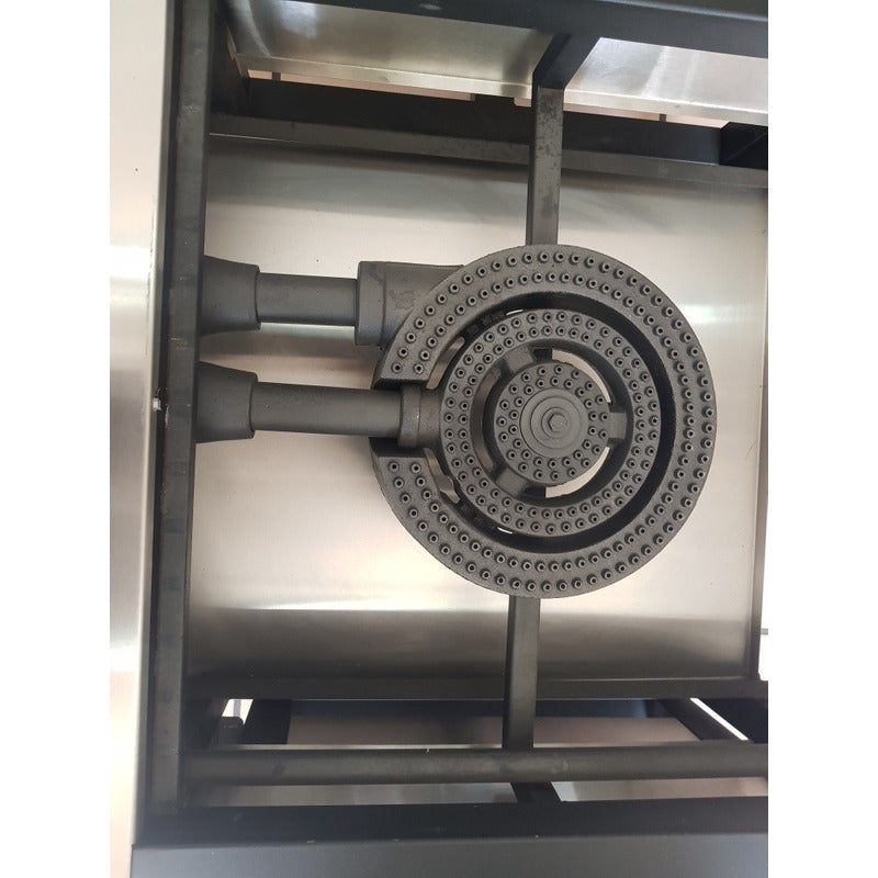 Quemador Industrial A Gas Triple Vulcan Para Estufones 31 Cm Diámetro Hierro Fundido Arol - Electrodomesticos Olvera