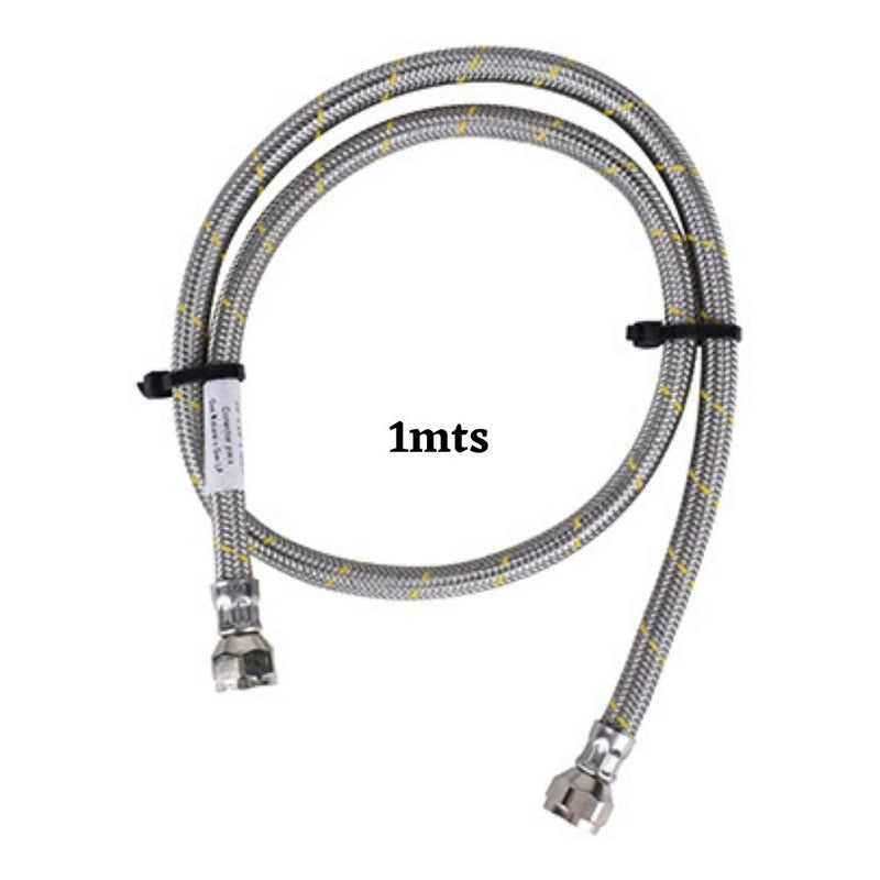 Manguera Para Gas 3/8 1mts Acero Inoxidable Flexible Coflex - Electrodomesticos Olvera