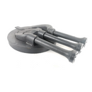 Quemador Industrial A Gas Triple 3 Tomas 35cm Pára Estufones - Electrodomesticos Olvera