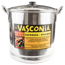 Vaporera No.34 Cm. C/Tapa De Vidrio - Electrodomesticos Olvera
