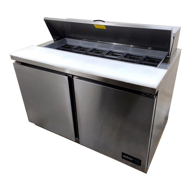 Mesa Refrigerada para Preparación de Ensaladas 48" Asber APTS-48-12-M