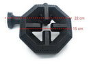 Quemador Octagonal Corto Hierro Fundido Linea Pesada - Electrodomesticos Olvera