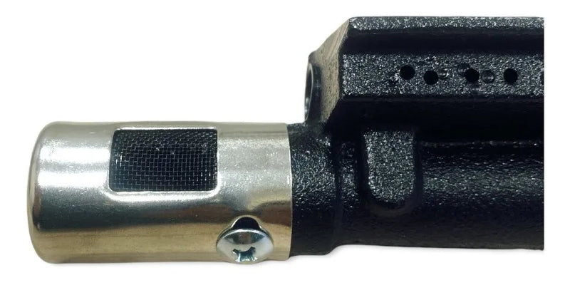 Quemador Flauta Industrial de Hierro Fundido 42 cm para Asador