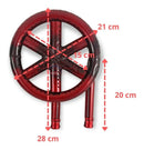 Quemador Estrella De Gas Industrial Doble 20 Cm