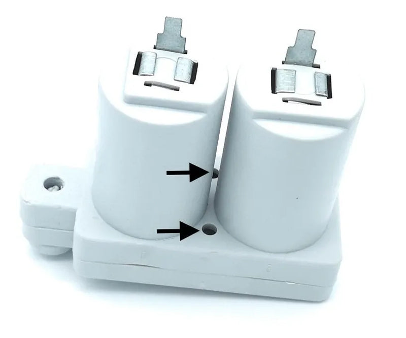 Caja Porta Pilas Calentador Instantáneo Universal