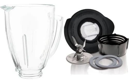 Vaso Oster Redondo De Cristal Completo Contemporáneo