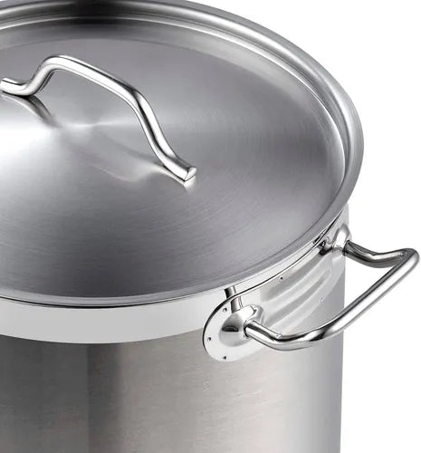 Olla de Acero Inoxidable AROL 100 Lts, 50x50 cm