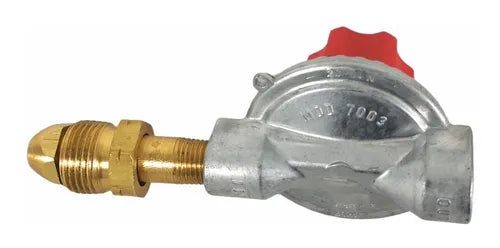 Regulador De Gas Alta Presión Ajustable 0 A 20 Psi Modelo 7003 Con Punta Pool Y Tuerca Izquierda Precimex - Electrodomesticos Olvera