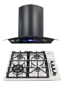 Combo Parrilla 60cm y Campana 60cm Modelos P-CN4Q60 y Gardenia