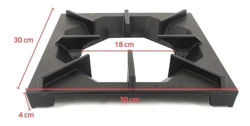 Parrilla Hierro Fundido Para Estufas 30x30 - Electrodomesticos Olvera