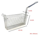 Canastilla Para Freír 33.7 X 11.5 X 15.2 Cms. - Electrodomesticos Olvera