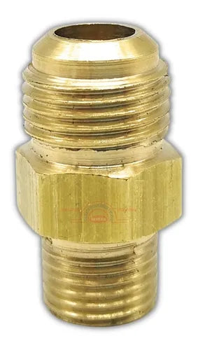 Esprea Para Quemador De Gas 1/4 Npt A 3/8 Flare Para Manguer