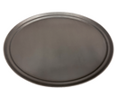 Charola Ovalada Forro Hule Negro 22X27"