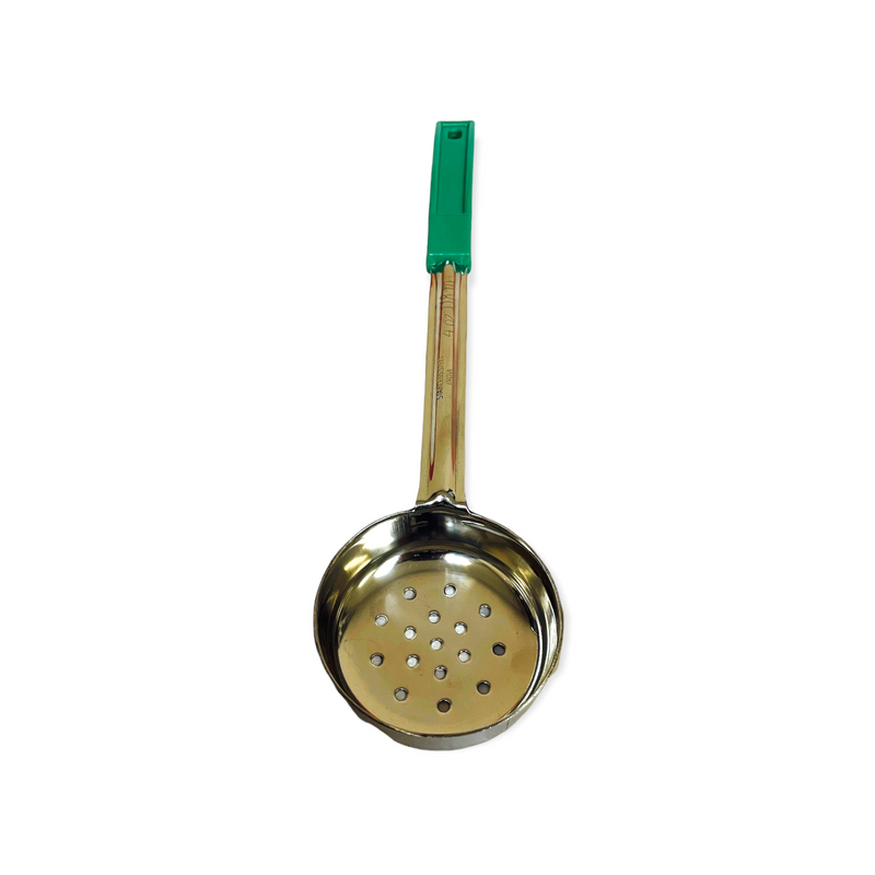 Cuchara Para Servir Perforada Verde 4 Oz