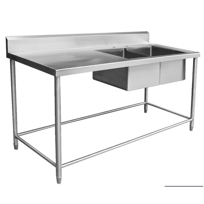 Fregadero Doble Tarja Der. 180X70X90