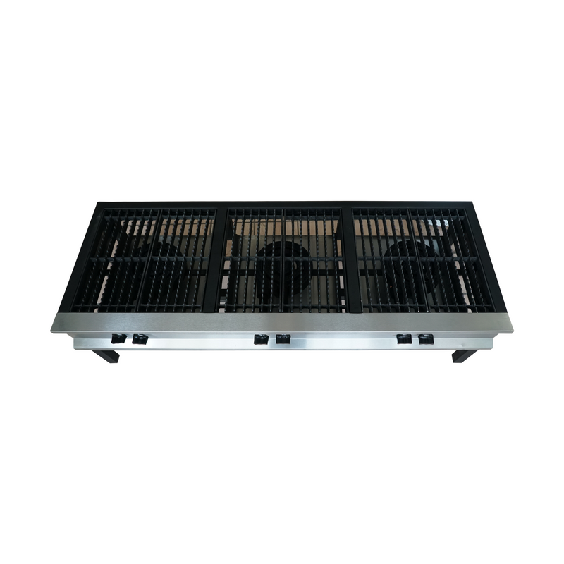 Estufon Vulcan 3 Quemadores 2.03X.71X.60 Mixto