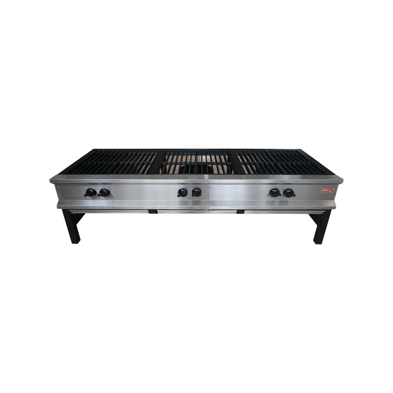 Estufon Vulcan 3 Quemadores 2.03X.71X.60 Mixto