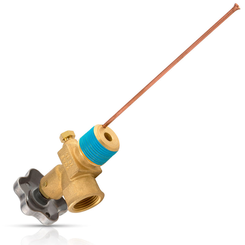 Válvula De Servicio Para Tanque Estacionario Con Tubo 15 Cm - Electrodomesticos Olvera