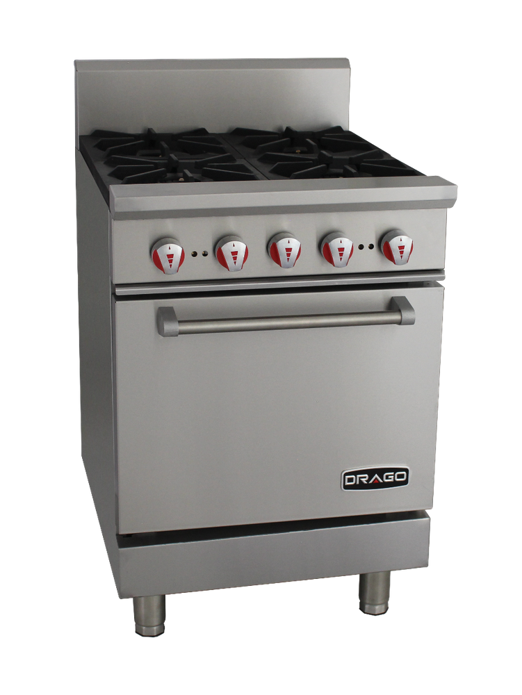 Estufa De Gas Drago De 4 Quemadores Con Horno- CG-41