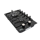 Parrilla de Gas de 2 Quemadores, Vidrio Templado, Empotrable, 31cm, AROL P-CN2Q31 - Electrodomesticos Olvera