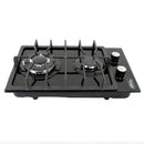 Parrilla de Gas de 2 Quemadores, Vidrio Templado, Empotrable, 31cm, AROL P-CN2Q31 - Electrodomesticos Olvera