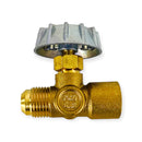 Valvula Aguja H*M 3/8 Flare* 1/4 HNPT - Electrodomesticos Olvera