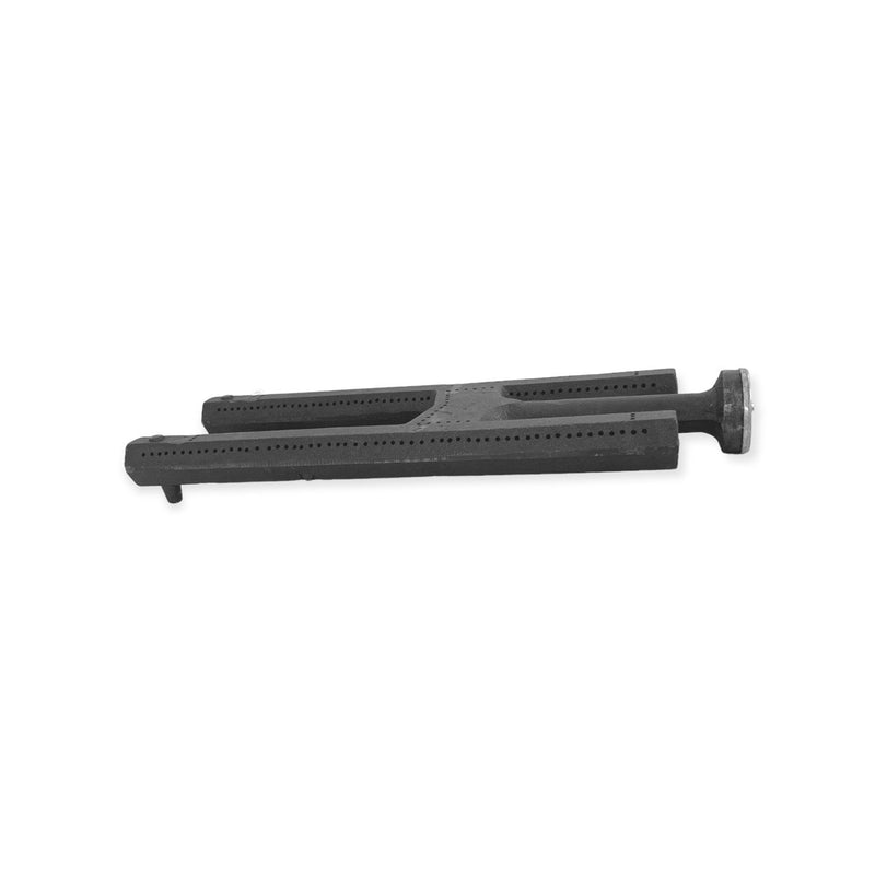 Quemador tipo H Doble Flama 35 cm Hierro fundido Industrial